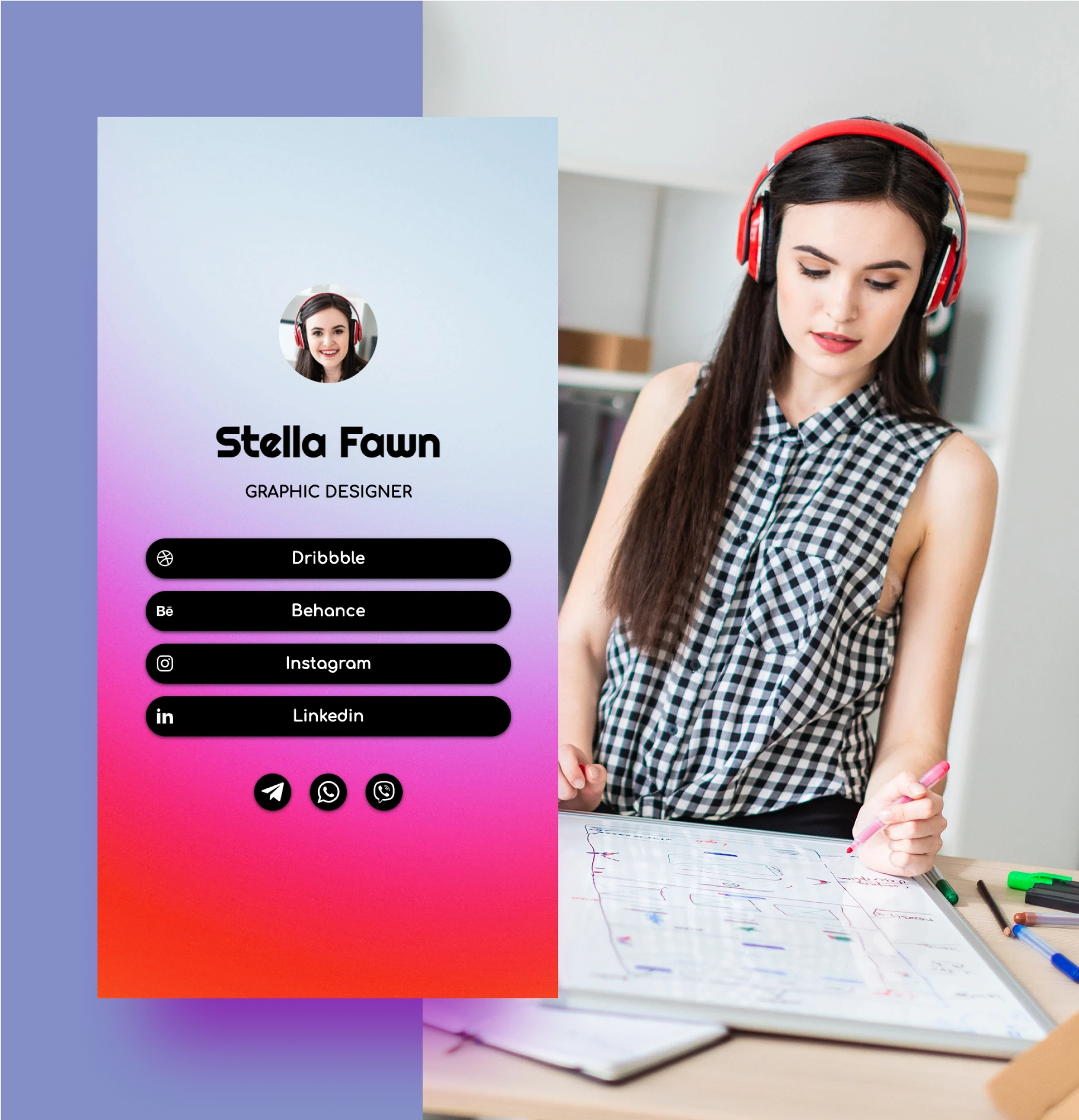 Professional page for experts